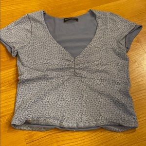 COPY - brandy floral gina top💙🤍